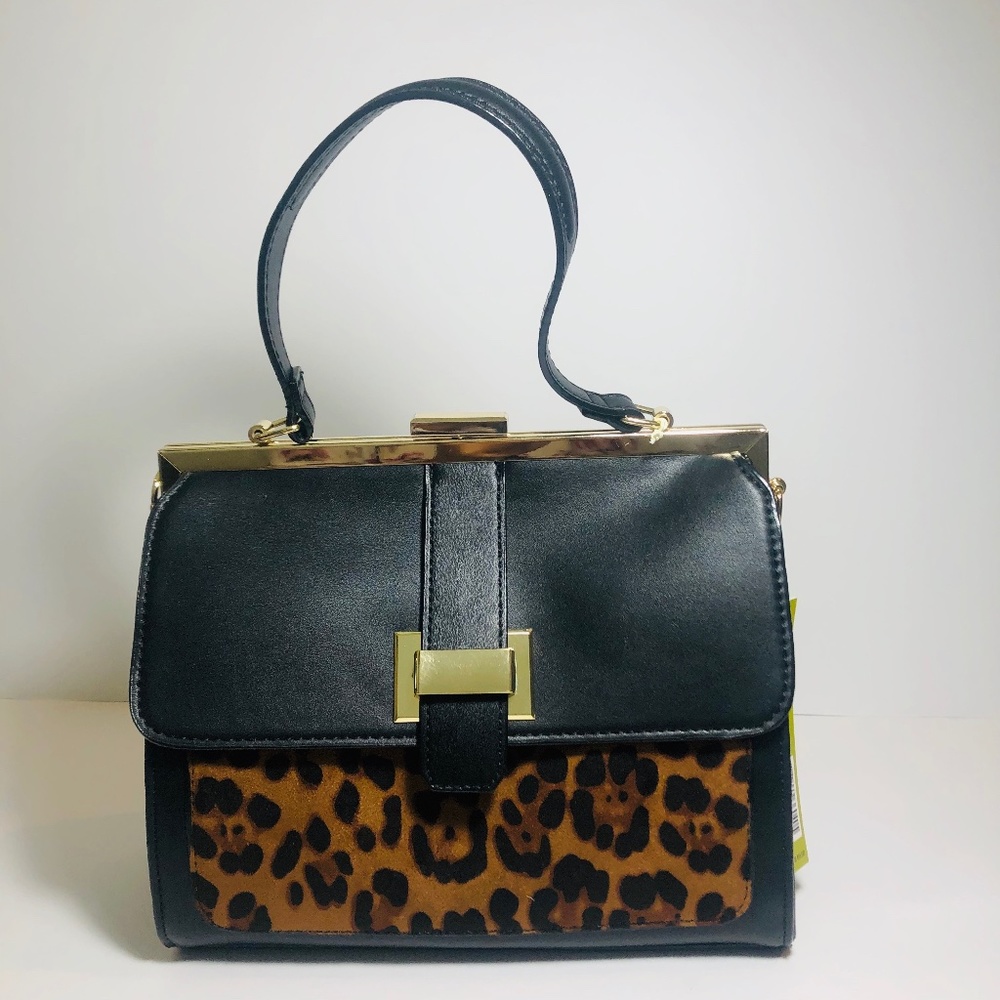 Gianni Bini Leopard Crossbody Bag